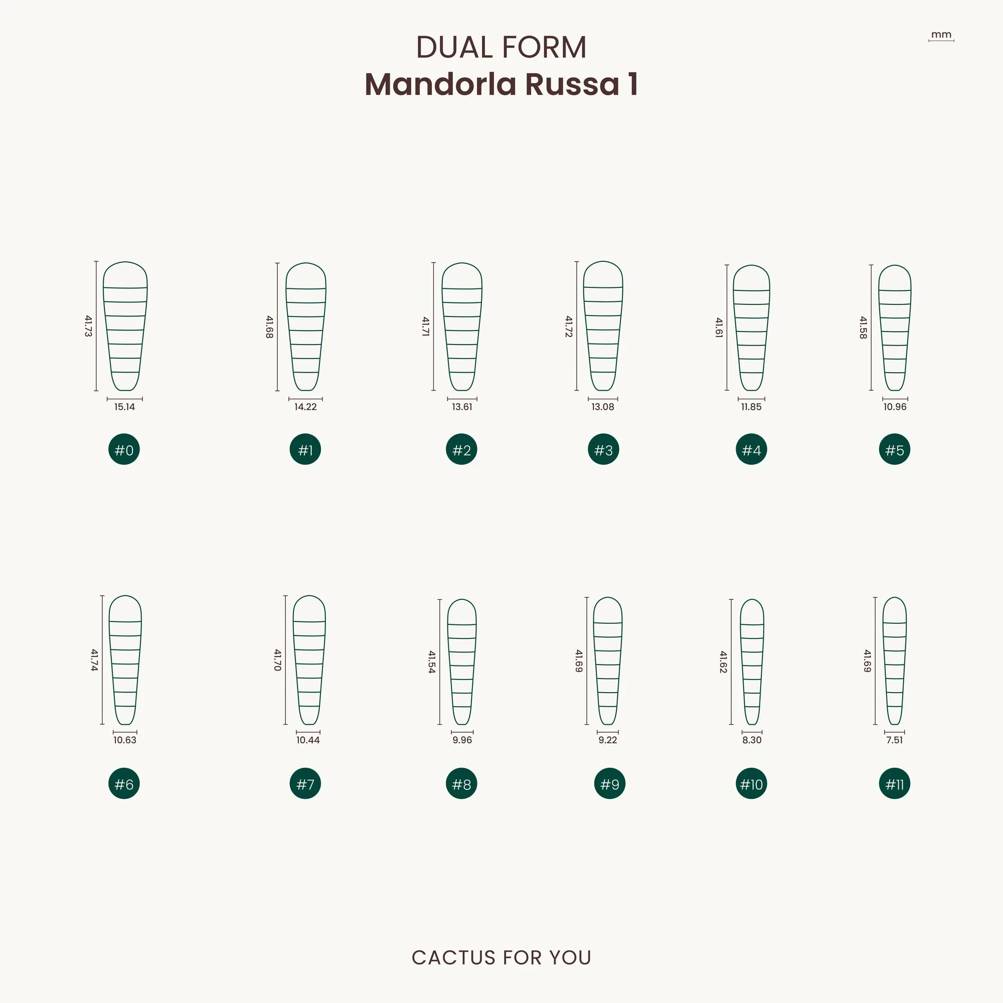 Dual Form Mandorla Russa 1 - 120 pcs - Image 6