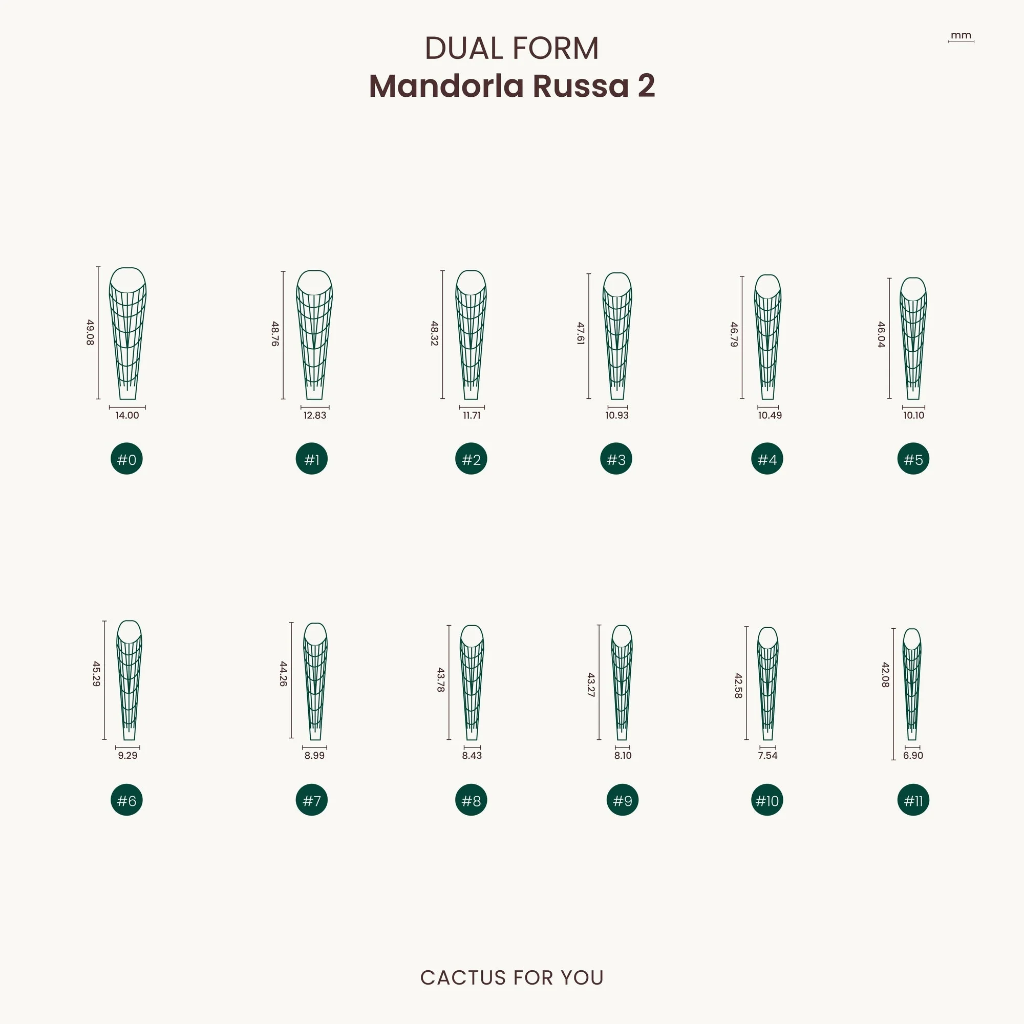 Dual Form Mandorla Russa 2 - 120 pcs - Image 6