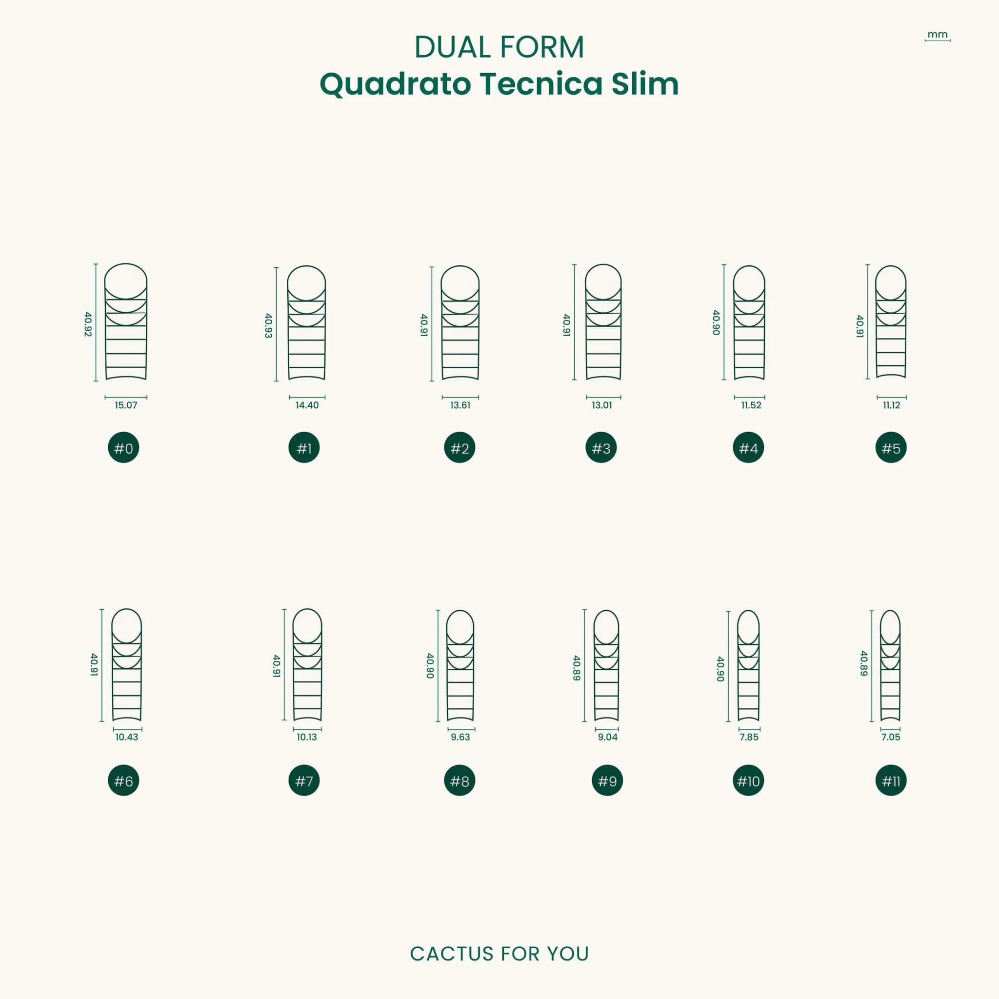 Dual Form Quadrato Tecnica Slim 120 pcs - Image 4