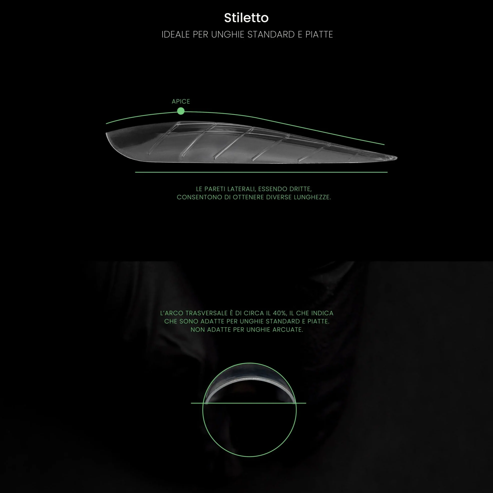 Dual Form Stiletto - 120 pcs - Image 3