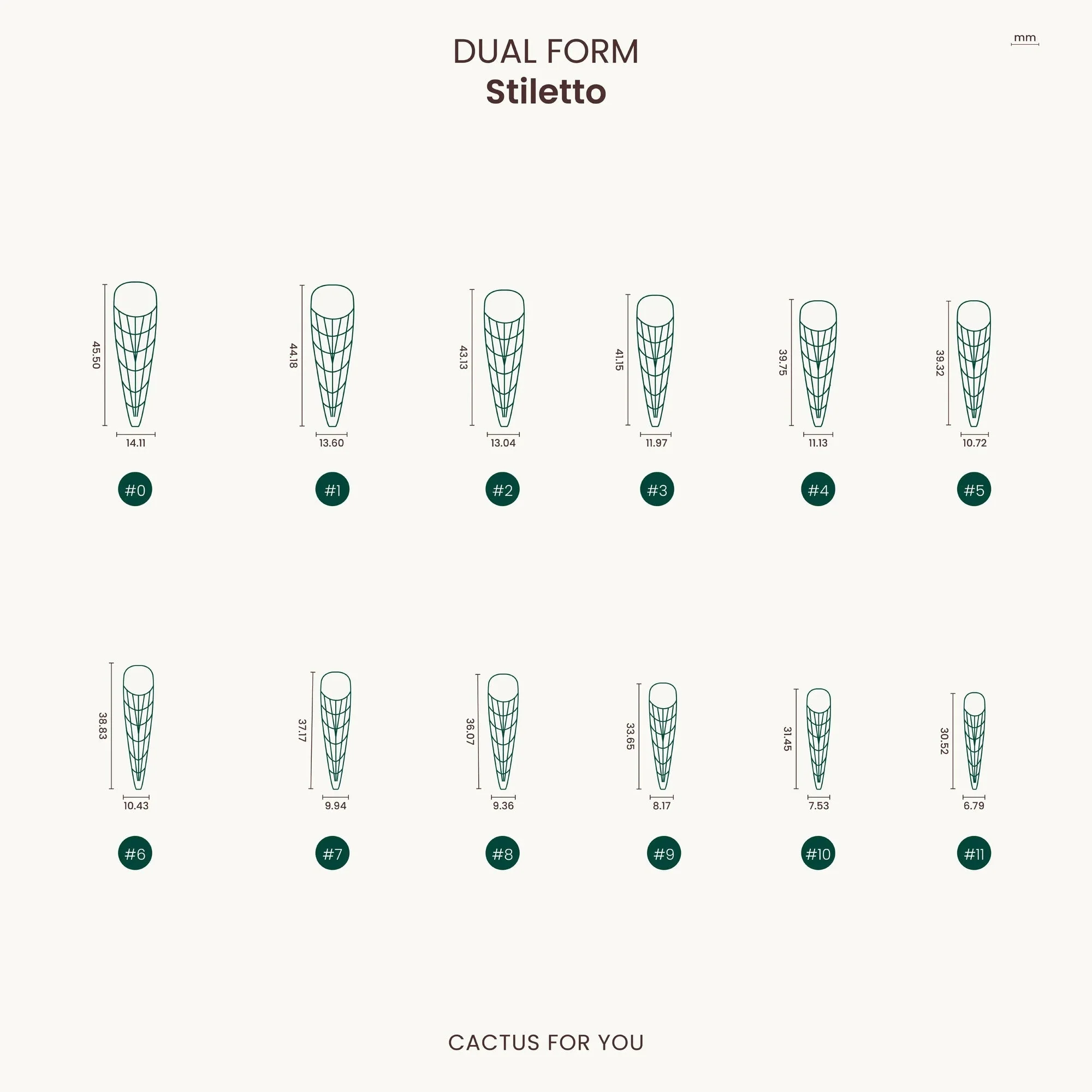 Dual Form Stiletto - 120 pcs - Image 6