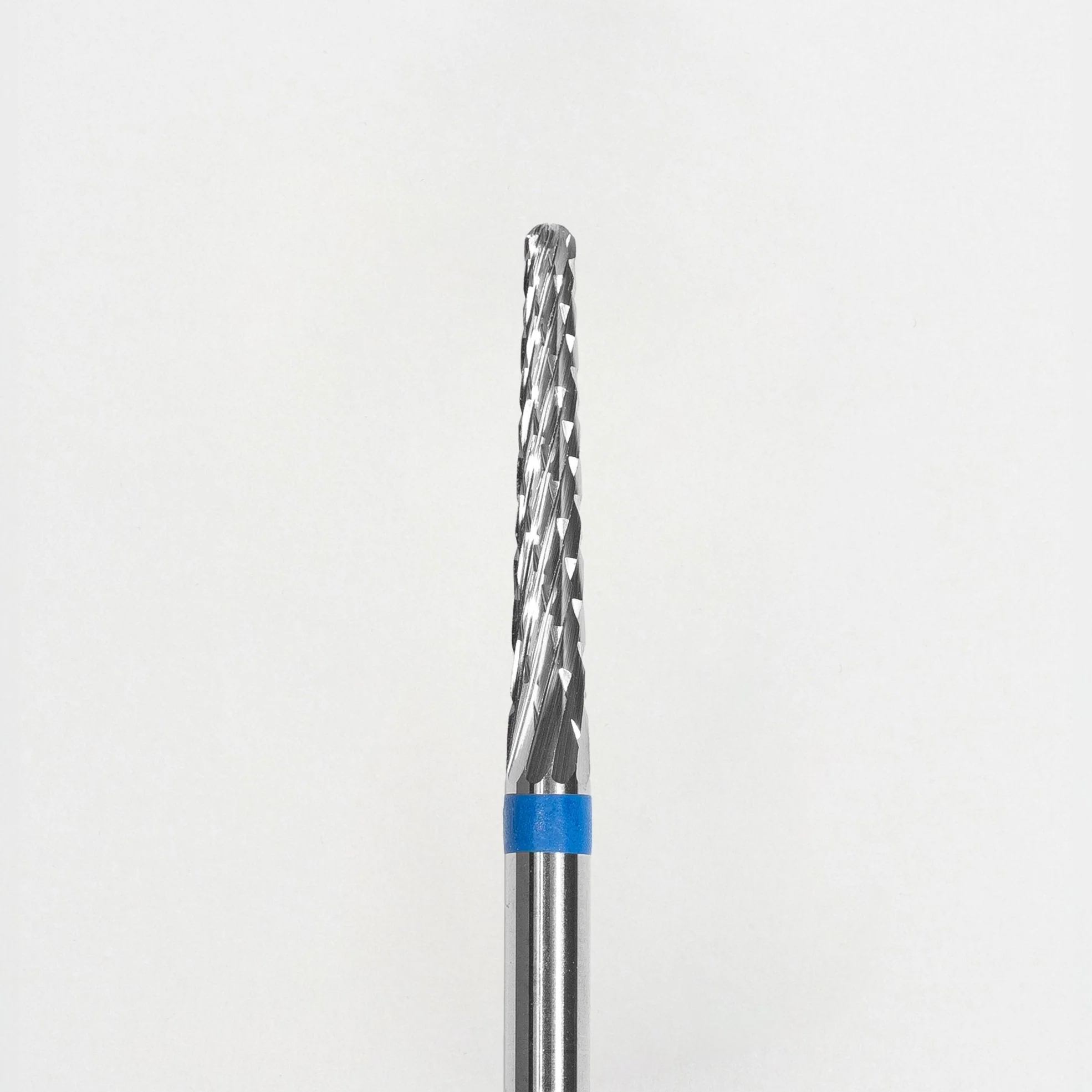 Punta fresa per unghie Carbide Rifinitura Blu d0215