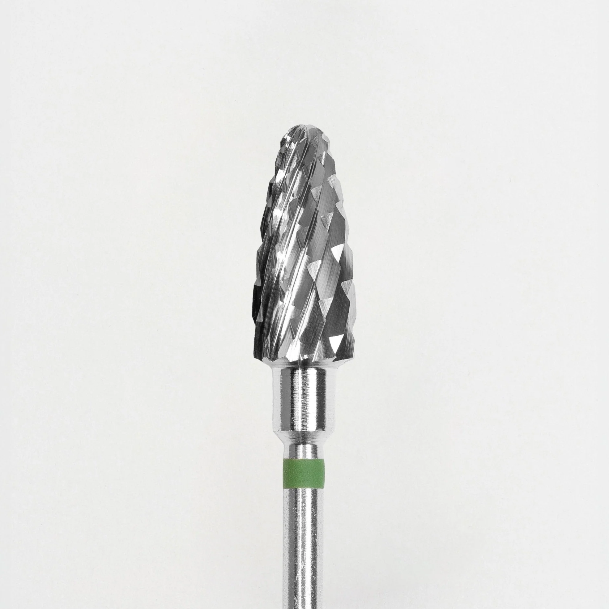 Punta fresa per unghie Carbide Rimozione Verde d060
