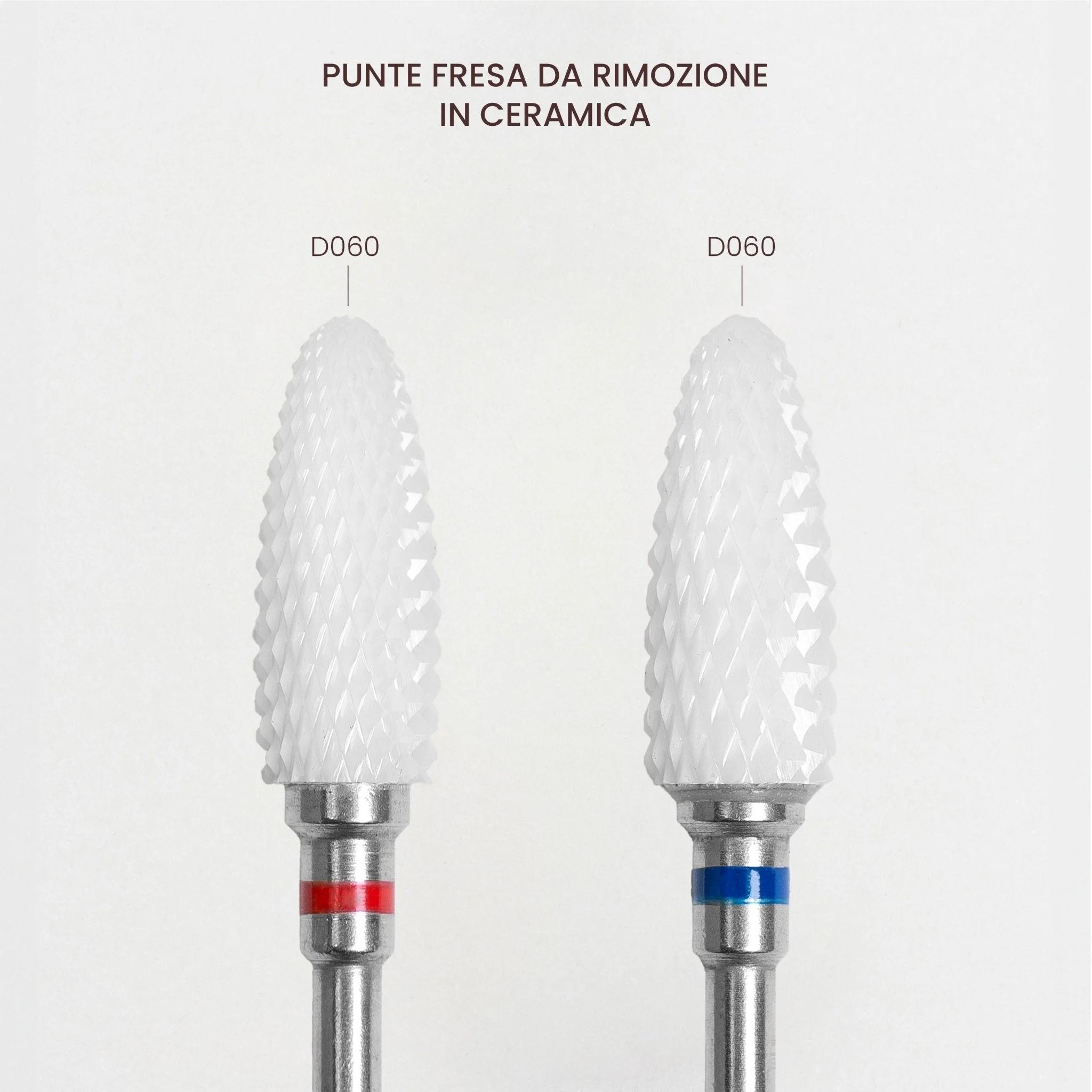 Punta fresa per unghie in Ceramica Rossa - Image 3