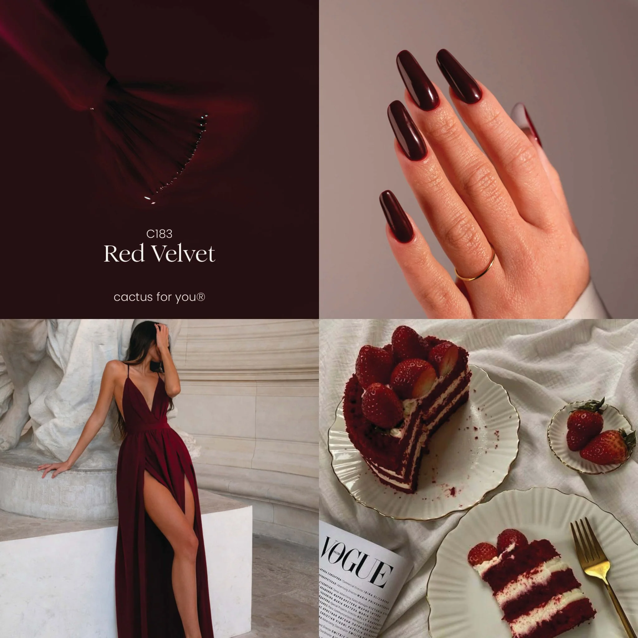 Smalto Semipermanente Red Velvet C184 - Image 3