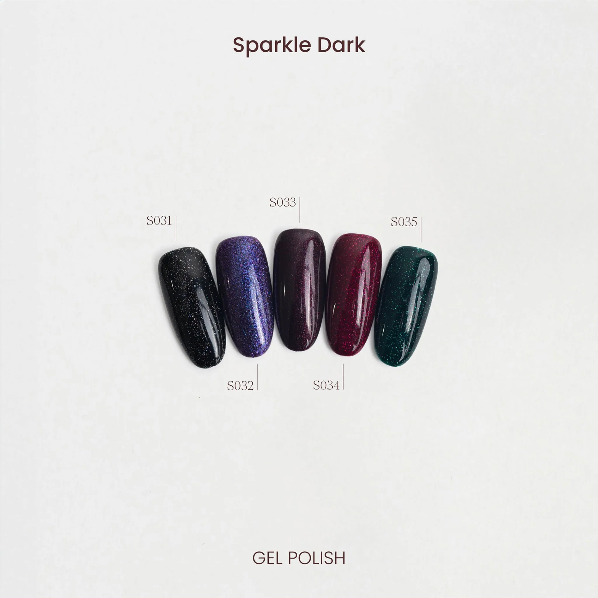 Smalto Semipermanente Sparkle Dark S031 - Image 3