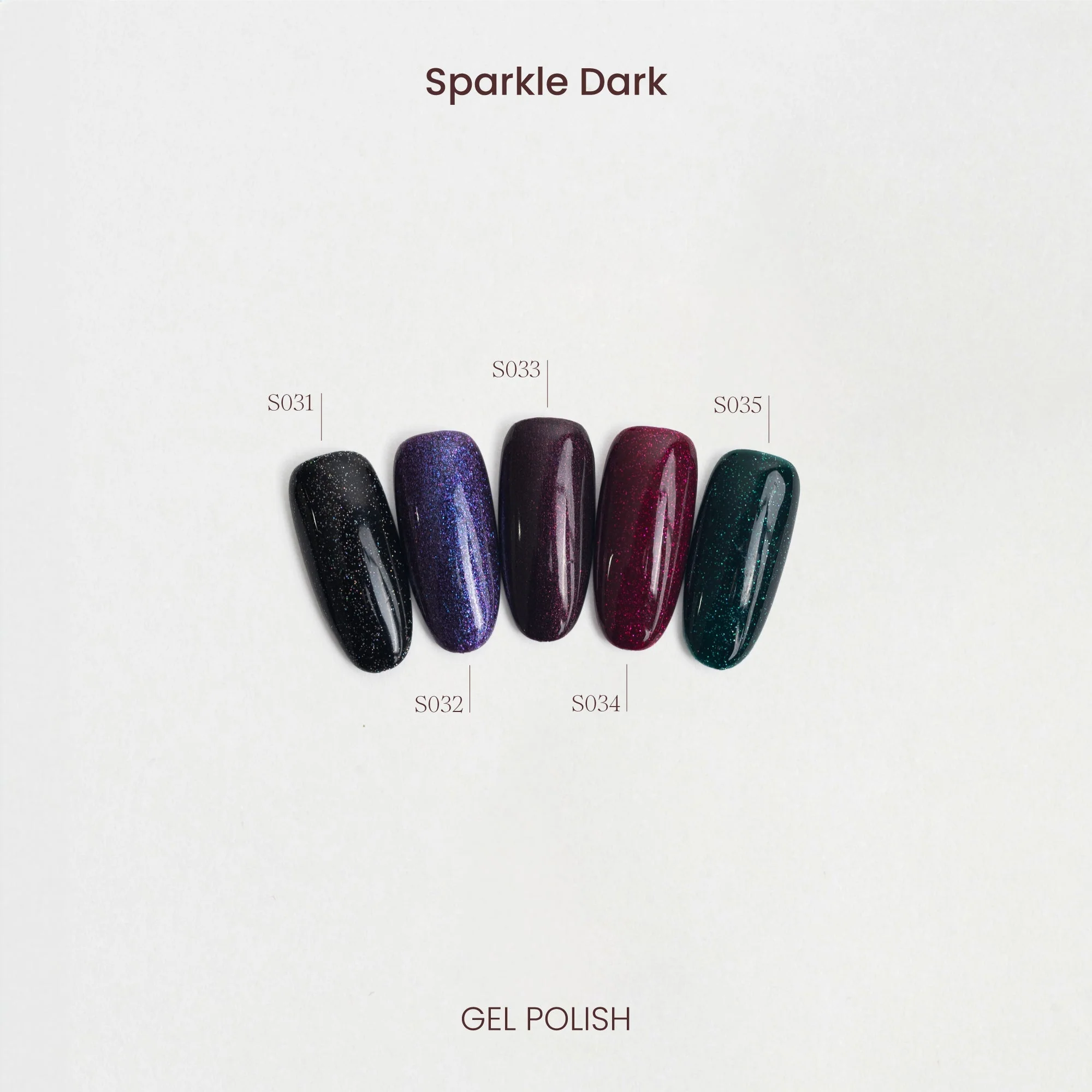 Smalto Semipermanente Sparkle Dark S033 - Image 3