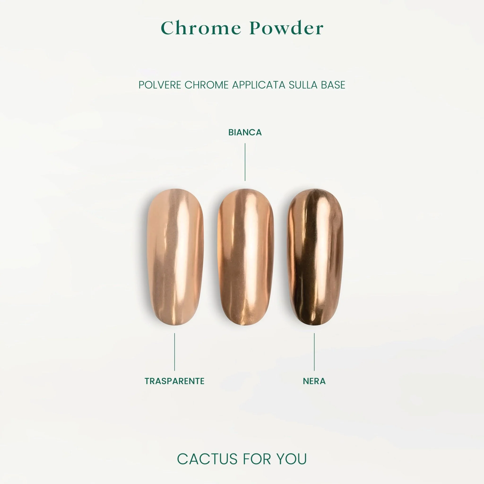 Chrome Powder effetto metallizzato TH03 - Image 2