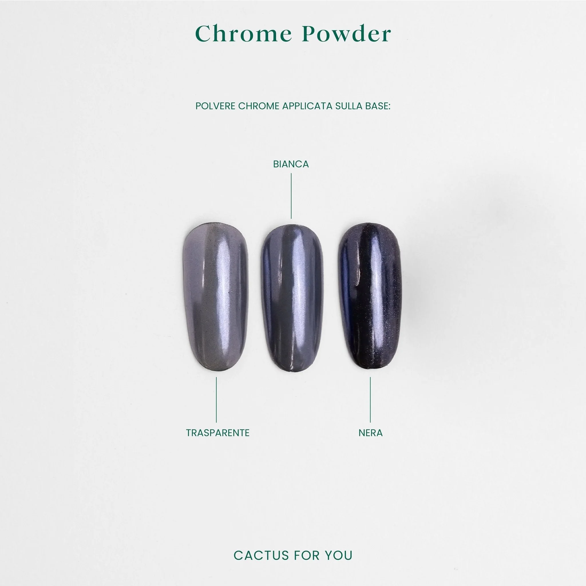 Chrome Powder effetto metallizzato ZL04 - Image 2